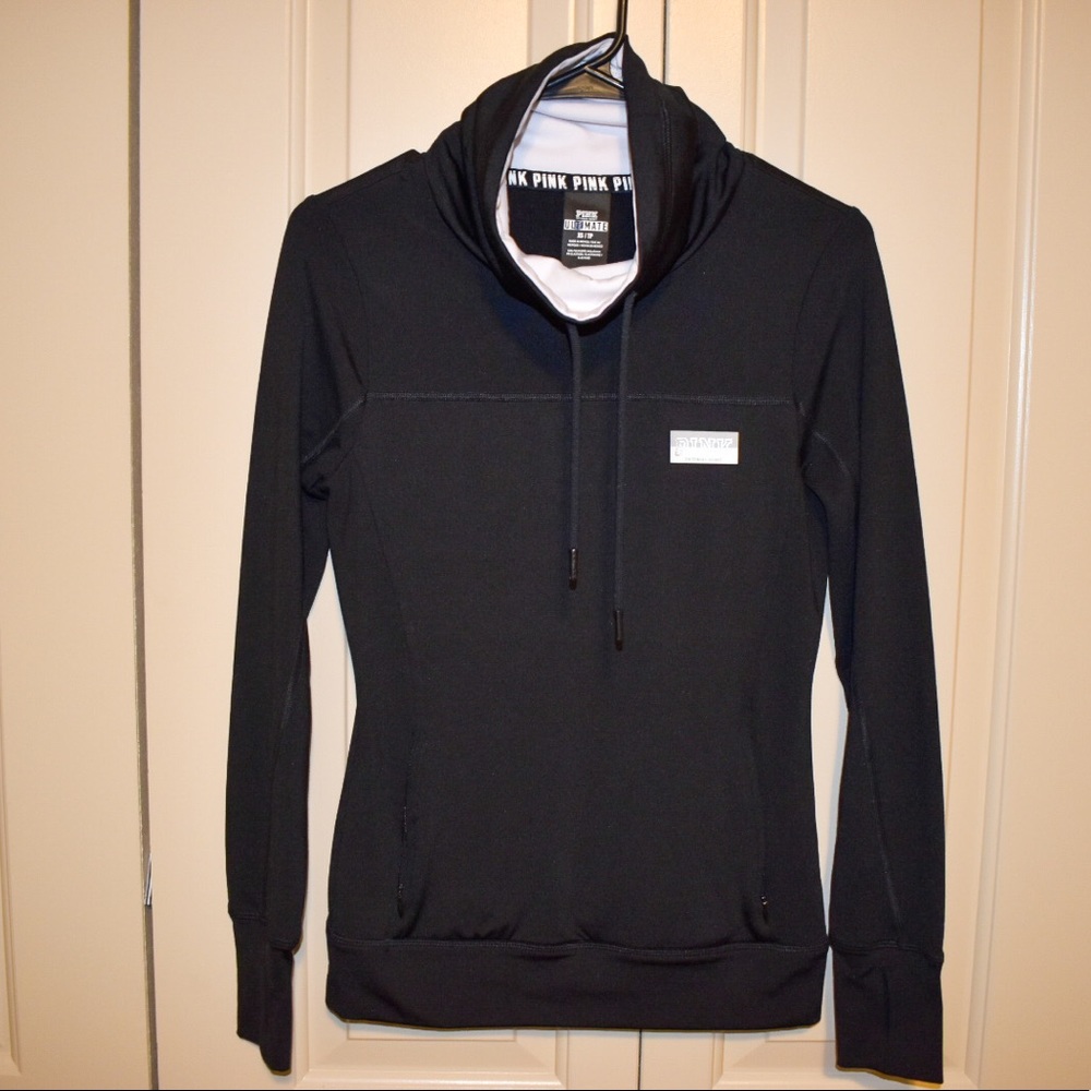 VS Pink Cowl Neck Hoodie